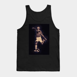 Abstract Football Player Artwork Tank Top